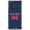 University of Mississippi Ole Miss Blue Galaxy A72 5G Clear Case